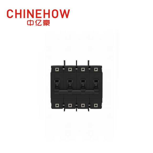 CVP-FR हाइड्रोलिक मैग्नेटिक सर्किट ब्रेकर लॉन्ग हैंडल एक्ट्यूएटर प्रति पोल M5 स्क्रू और टर्मिनल बैरियर 4P के साथ 